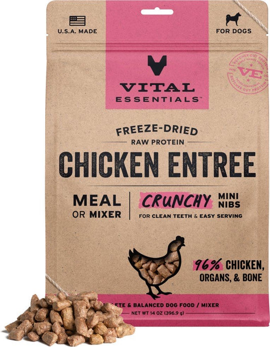 Vital Essentials Freeze-Dried Mini Nibs Dog Food