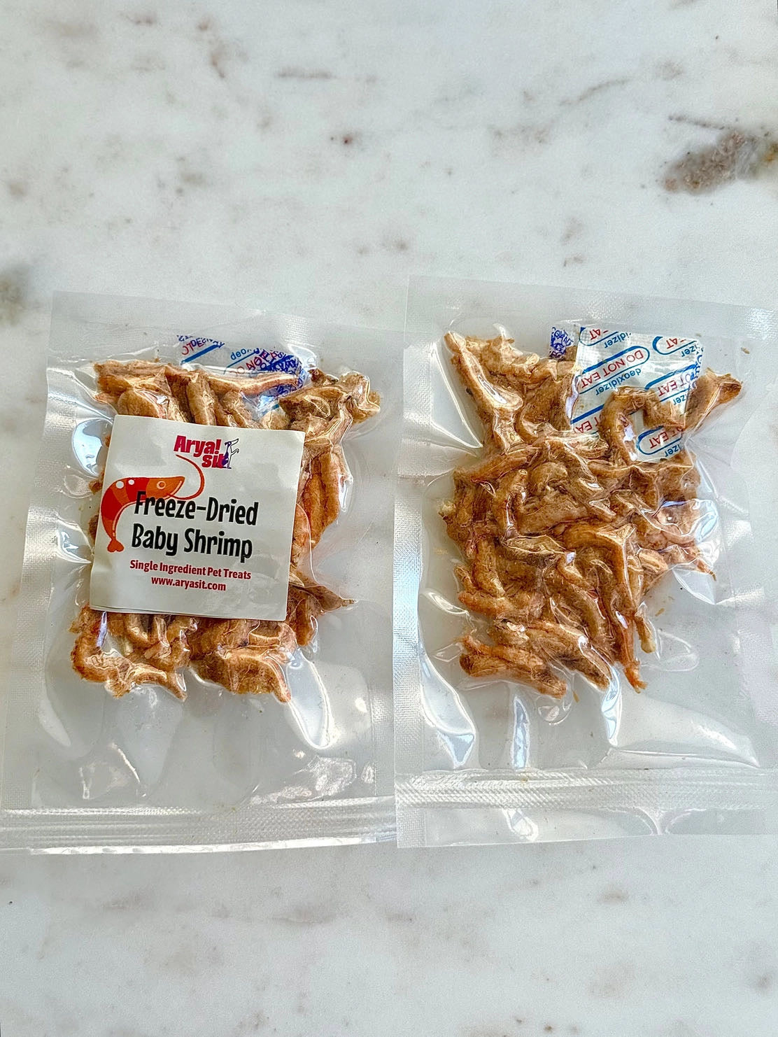 Arya Sit! Freeze-dried Baby Shrimp for Dogs and Cats