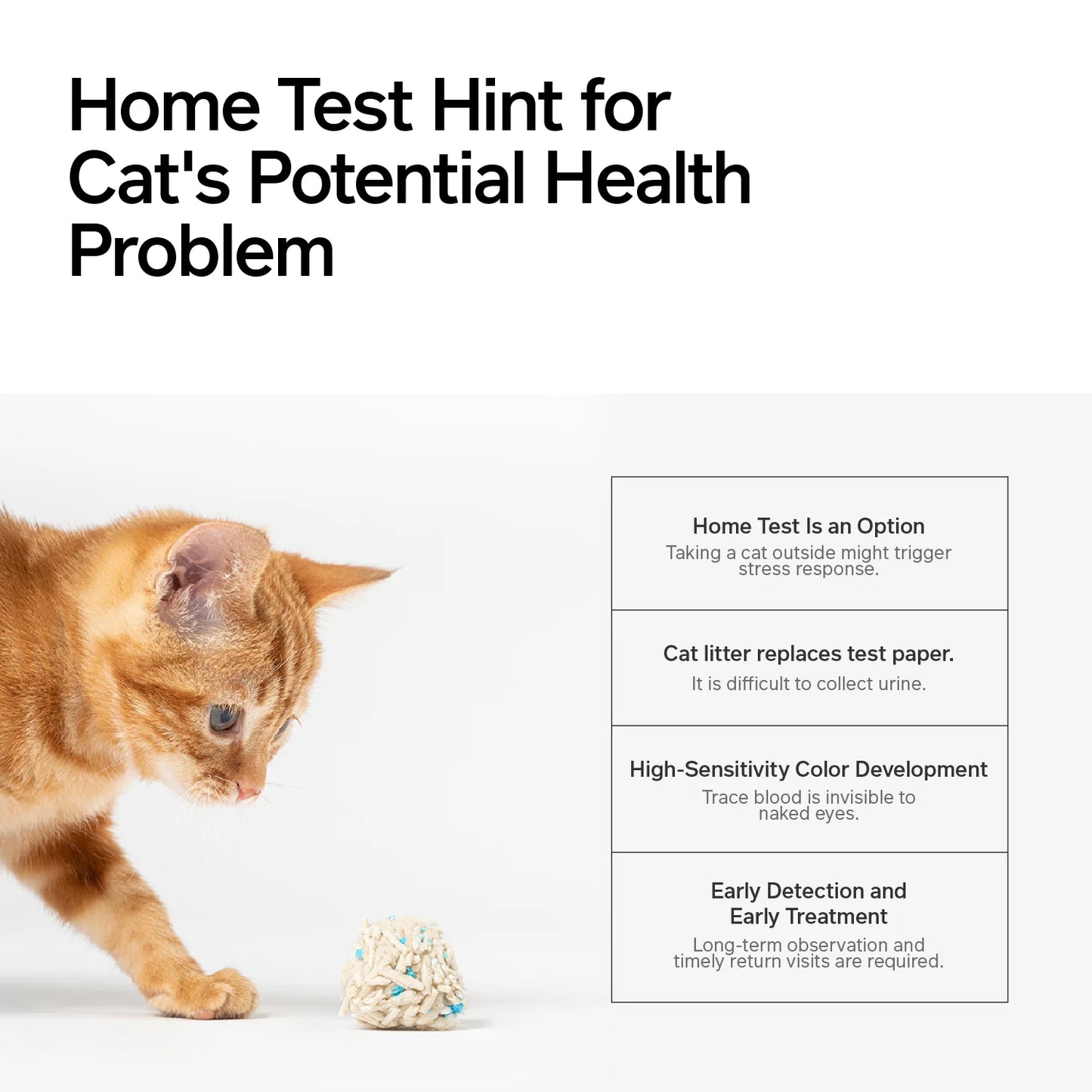 Pidan Tofu Cat Litter with Occult Blood Test Particles, 4 Bags
