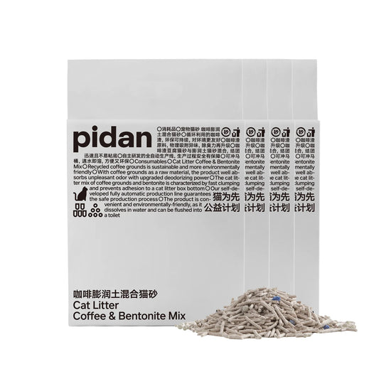Pidan Organic Tofu Cat Litter, 4 Bags