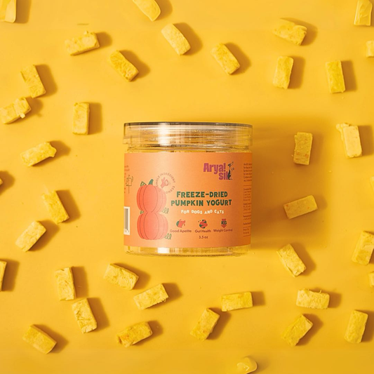 Arya Sit! Freeze-Dried Pumpkin Yogurt For Dogs and Cats