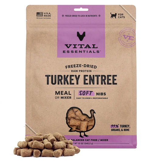 Vital Essentials Freeze-Dried Soft Nibs Cat Food