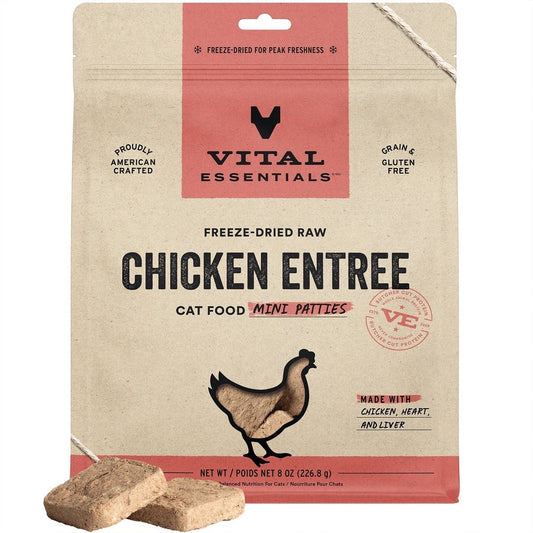 Vital Essentials Freeze-Dried Mini Patties Cat Food