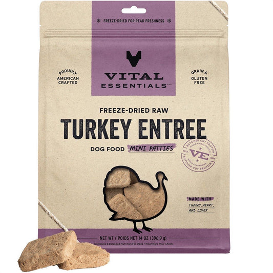 Vital Essentials Freeze-Dried Mini Patties Dog Food