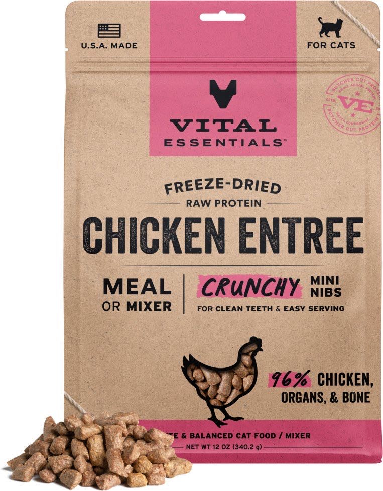Vital Essentials Freeze-Dried Mini Nibs Cat Food