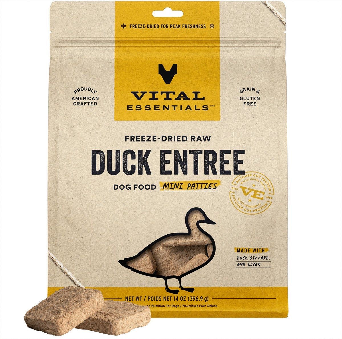 Vital Essentials Freeze-Dried Mini Patties Dog Food