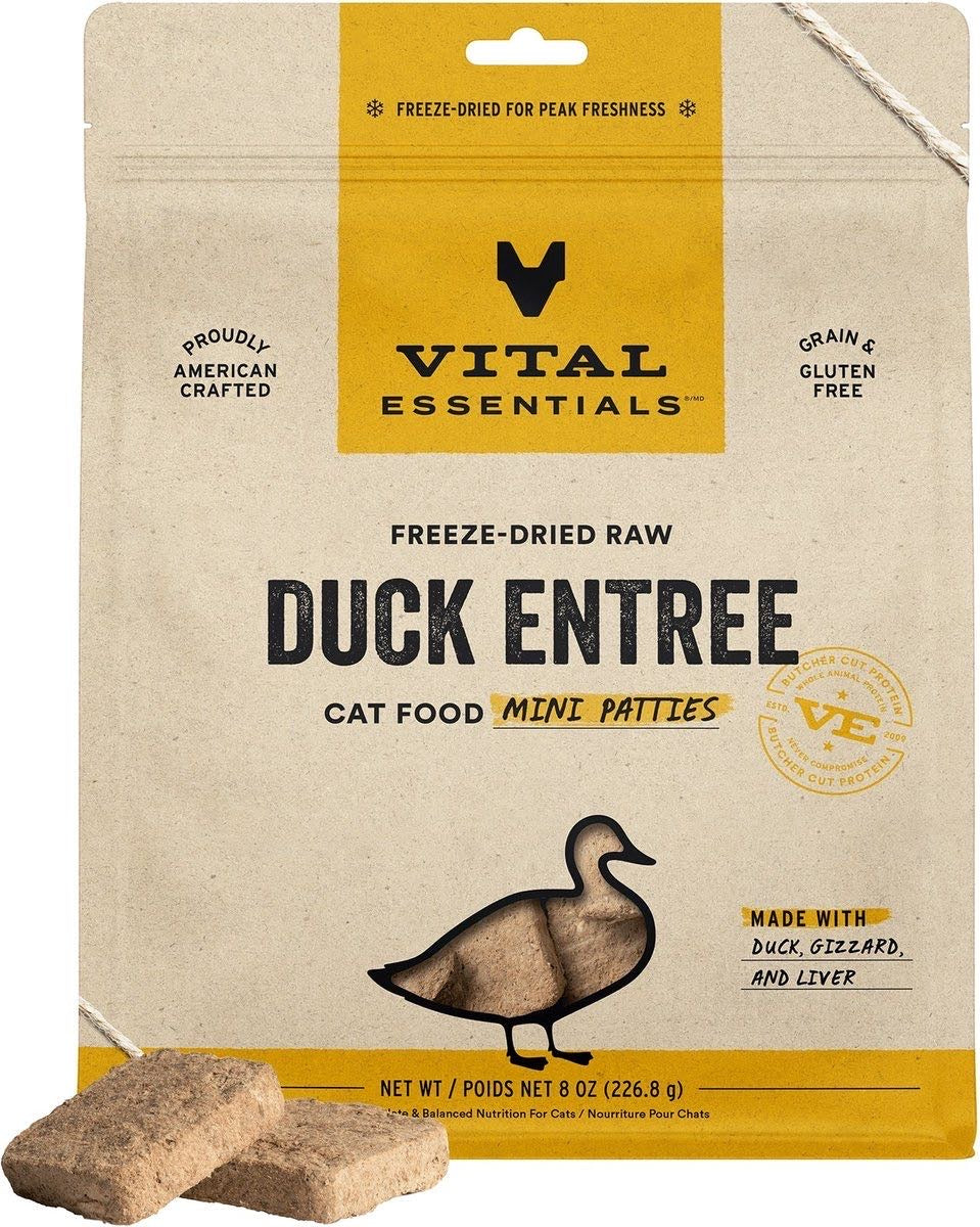 Vital Essentials Freeze-Dried Mini Patties Cat Food