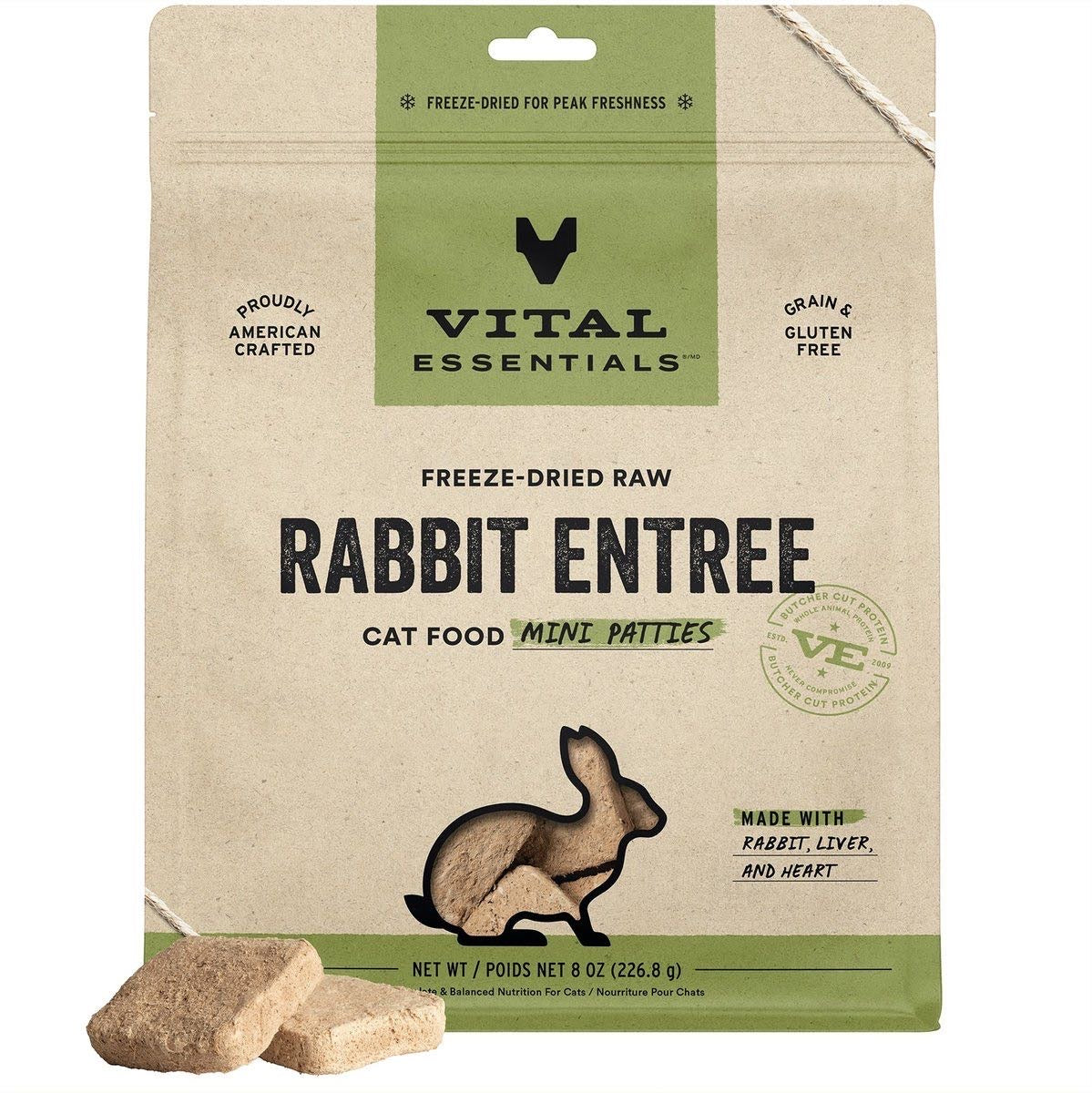 Vital Essentials Freeze-Dried Mini Patties Cat Food