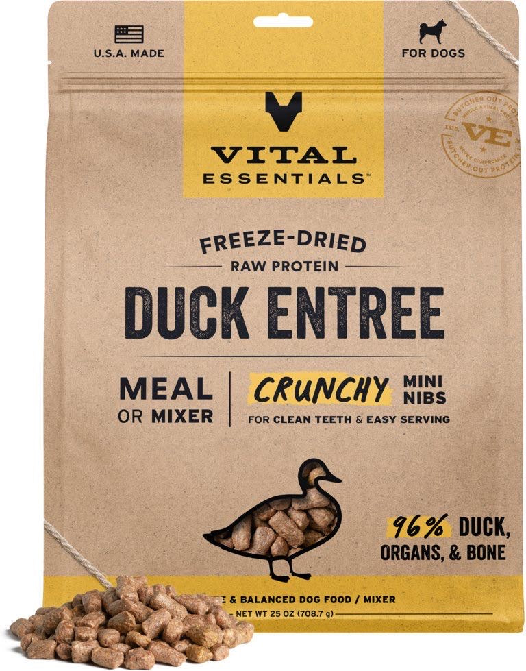 Vital Essentials Freeze-Dried Mini Nibs Dog Food