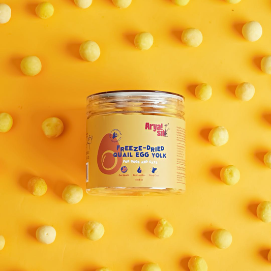 Arya Sit! Freeze-dried Quail Egg Yolk For Dogs and Cats