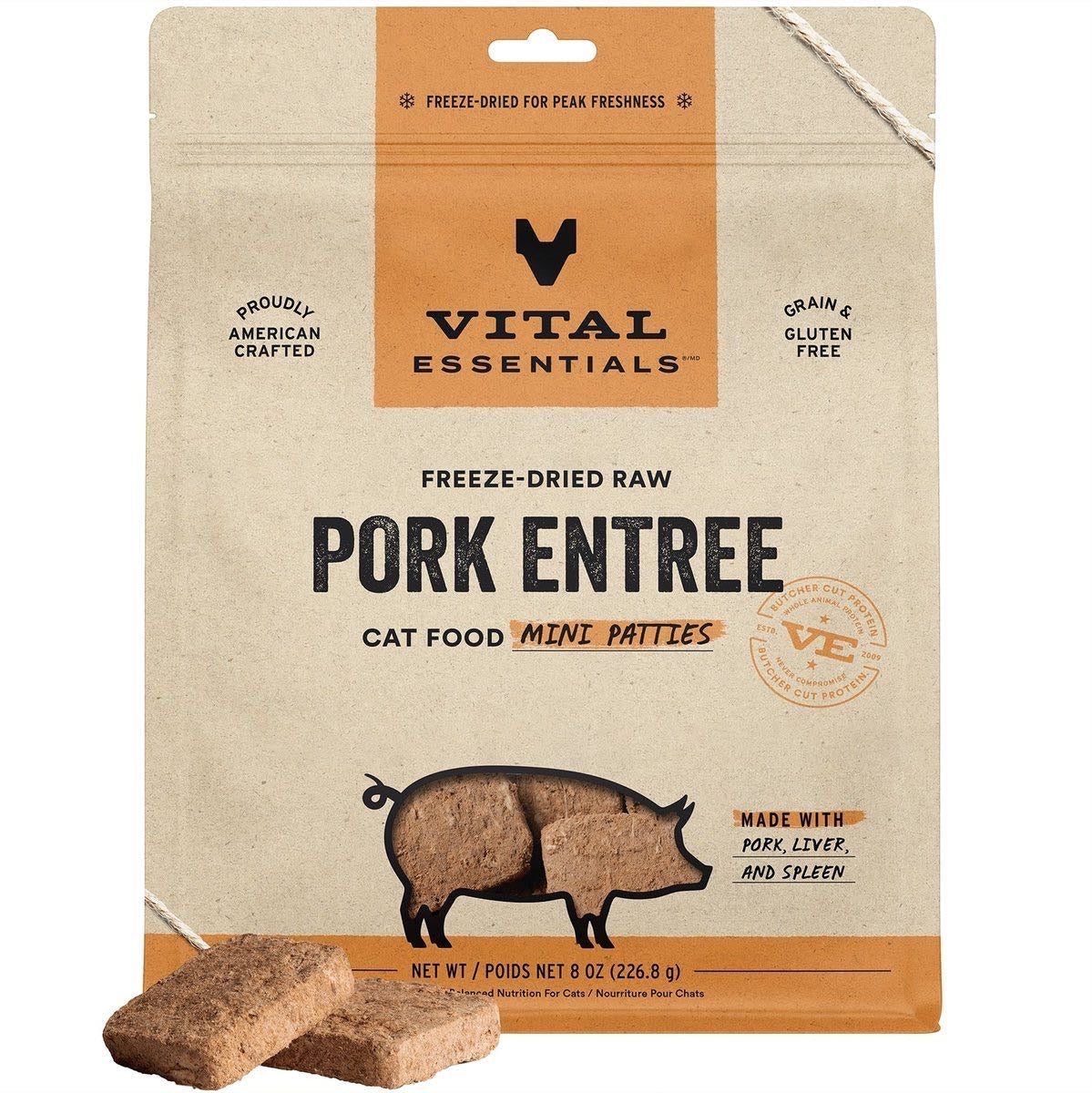 Vital Essentials Freeze-Dried Mini Patties Cat Food
